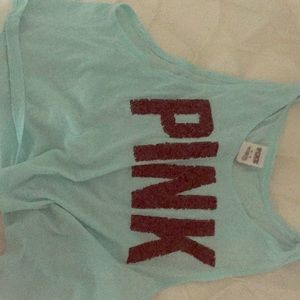 Pink crop top
